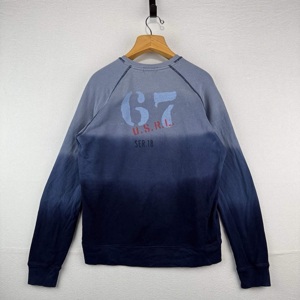 Polo Ralph Lauren RLYC Boys XL 18-20 Navy Ombré Sweatshirt Sailing Yacht Club - Picture 2 of 13